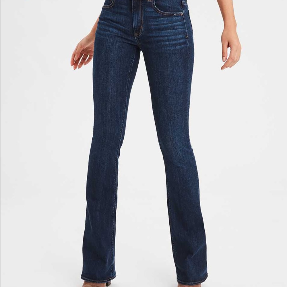 American Eagle High Waisted Artist Flare Jeans